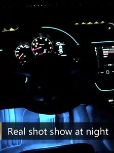 5M USB Car Interior Led Decorative Lamp EL Wiring LED Cold lights Flexible Neon Light Car Interior Decoration Lighting