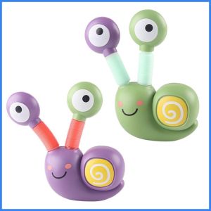 [MUA 2 GIẢM 5%]Đồ Chơi Ống POP Lò Xo Ốc Sên Kéo Dài Thu Gọn Có Đèn Cho Bé
