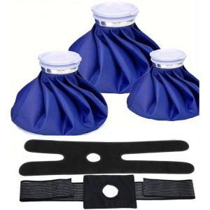 Ice Bag[6" 9" &11" ] Hot and Cold Reusable Ice Bag Elastic Breathable Support Wrap(for Hot Therapy is 50-60℃)