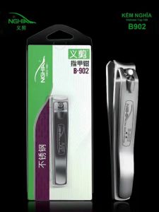 Stainless Steel Nail Clippers NGHIA Professional Nail Care Tool for Removing Split Ends And Cuticle Trimming Any Skin Type