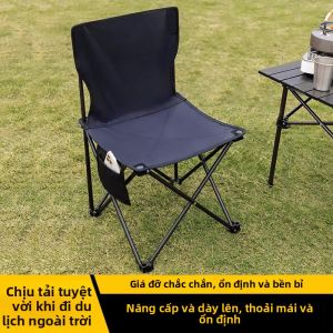 MONLEYTA | Ultra-light Folding Chair Backrest Camping Outdoor Portable Stool Fishing Picnic Park Seat High Back Chair Manliata Brand