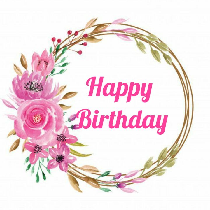 Topper kue happy birthday bunga custom nama dan ucapan | Lazada Indonesia