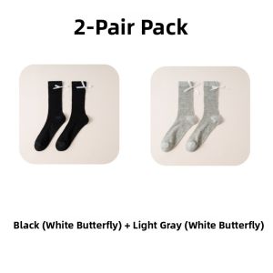 Ballet Style White Socks with Drawstring Bow for Girls