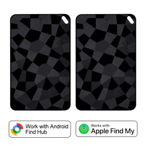 1-4Pack Wallet Anti-loss Card GPS Tracking Smart Location Tag with IOS or Google Find Hub App Ultra-thin Card Wireless Charge