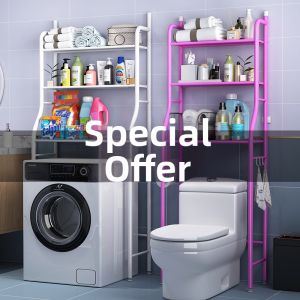 Freestanding Non-Drilling Bathroom Storage Shelf