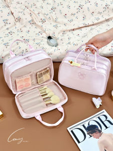 Large Capacity Portable Makeup Bag for Women Travel Toiletry Storage Organizer High End New 2025 Model Handbag Style