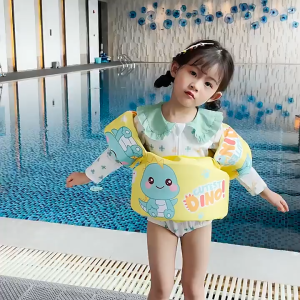Áo phao bơi trẻ em cao cấp có tay đeo nổi chống chìm giúp bé tập bơi tự tin vui chơi nước