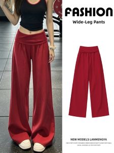 LANMENGYA | Loose Flared Pants For Short Women Thin Comfortable For Summer