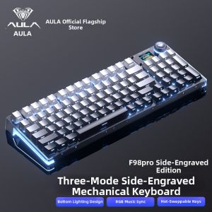 ESPORTS LIVNG MUSEUM | Transparent Hot-swappable Mechanical Keyboard 3 Modes RGB