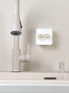 Wall Mounted Mask Storage Box Large Opening Extraction Gloves Storage Box Self Adhesive Gloves Dispenser Holder Home Organizer