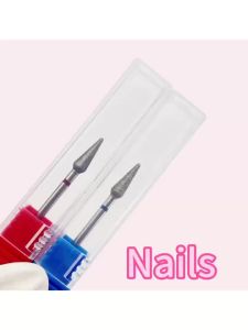 1Pcs Flame Cuticle Clean 3/32" Diamond Nail Drill Bit Safety Removel Nail Cleaner for Cuticle Dead Skin Nail Prepare