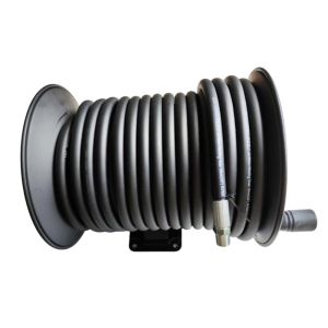 Manual Retractable High Pressure Water Pipe Sprayer Wall Mounted Locking Farm Chemical Spray Cleaning Car Wash Hose Reel