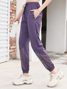 กางเกงโยคะไซส์ใหญ่สำหรับผู้หญิง กางเกงวิ่งหลวมๆ กางเกงขาสั้นสำหรับออกกำลังกายในช่วงฤดูร้อน กางเกงขายาวทรงหลวมสำหรับออกกำลังกายในร่มและกลางแจ้ง