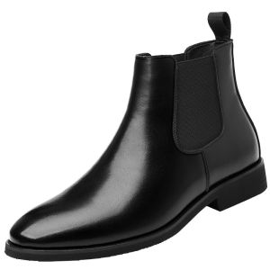 NUDANLAI | chukka boots men Pointed Business Style Chelsea Boots for Men