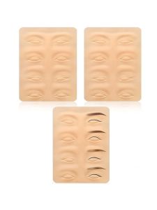 Tattoo Practice Skin Microblading Supplies Eyebrow Eyeliners Practice Latex Skin Permanent Makeup Eyebrow Tattoo Training Tool