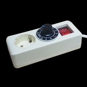 Dimmer 2000W Pengatur Kecepatan Gerinda Bor | Dimmer Stop Kontak 1 Lubang