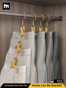 MINGZHI | Multifunction 360 Degree Rotating Non-marking Aluminum Hooks