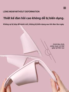 MONLEYTA | Dép đi du lịch có thể gập lại Dép đi trong nhà phòng tắm chống trượt cho nam và nữ Dép dùng một lần cho khách sạn khi đi công tác
