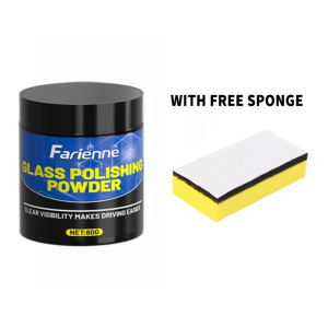 Advanced glass polishing powder-removes scratches and spotsquick polishingenhances clarity of car windshields and mirrors