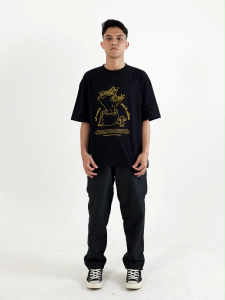 Moutley x Onic - Kaos Pria Lengan Pendek Oversized Fit Katun 16s Cheers CM060325