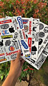 Stiker Cutting Pack isi 110 Pcs Racing Bahan Vinyl Anti Air dan Anti Minyak