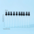Wholesale 48/pcs High Quality 10ml Clear Glass Perfume Spray Bottle Mini Women Men Perfume Bottle Travel Essentials. 