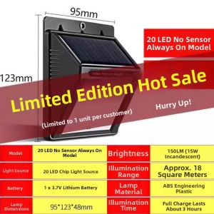 MaiMeng | Solar Powered Waterproof High Brightness Outdoor Floodlight