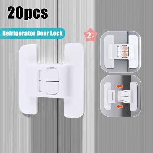 20PCS Refrigerator Child Lock Refrigerator Door Latch Freezer Locks Oven Baby Proofing Oven Child Safety Lock Child Refrigerator lock Baby Child safety lock - Secure Fast and easy 3M adhesive Cabinet drawer