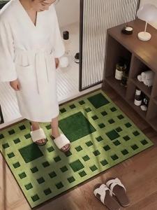 Silica Mud Suck Dry Anti-slip Bathroom Mat