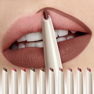 ปากกาเขียนขอบปากเนื้อแมท 1 ชิ้น ติดทนนาน กันน้ำและเหงื่อ ดีไซน์บิดงอ - ใช้งานง่าย เหมาะสำหรับทุกสภาพผิว