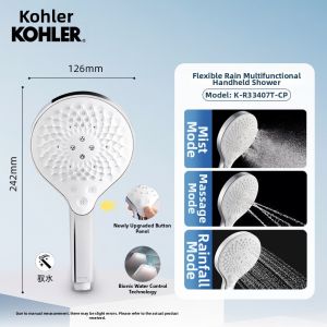 Kohler | Bionic Pressure Flexible Rain Shower Head