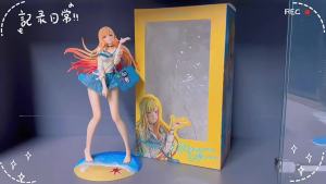27.5cm My Dress-Up Darling Marin Kitagawa Beach Figure Birthday Gift For Boy Anime Bishoujo Decor Collection Anime Merchandise