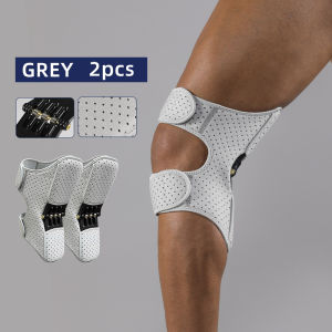 VBOSi 1 Pair Adjustable Knee Brace with Triple-Spring Booster Men Women Rebound Stabilizer for Sports Training & Squat Support