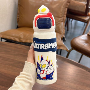 ถ้วยดื่มน้ำอุ่นสำหรับเด็ก วัสดุเกรดอาหาร 316 พร้อมที่จับ ถ้วยดื่มแบบฝึกหัดสำหรับเด็กชาย อายุตั้งแต่ 6 เดือนถึง 12 ปี