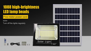 buy 1 take 1 LED Solar Flood Light 1500W LED Dusk to Dawn Solar Powered Street Light Outdoor Waterproof