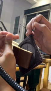 Slick Leather-Coaster Top Grain Cowhide Leather