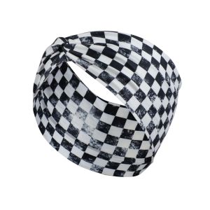 Womens Wide Edge Hairband Crossed Printed Knot Face Wash Accessories Fashionable Hair Ornaments Imported from Overseas