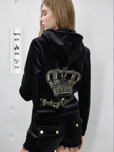 Juicy Couture | Aurora Velvet Jacket Female Embellished & Thickened