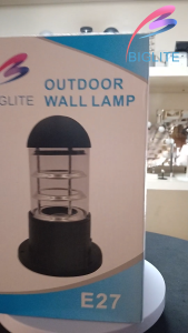 BIGLITE 2706A-W SB/SV OUTDOOR WALL LAMPS E27*1  BULB NOT INCLUDED  CONTEMPORARY LIGHTING