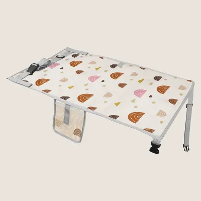 INSULAR เครื่องบินที่นั่ง Extender การ์ตูนเด็กเครื่องบินที่นั่ง EXTENSION Pad Multi-Functional เด็กเครื่องบิน Travel เปลญวนเตียงกันน้ํา