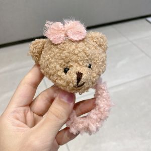 เครื่องประดับผมตุ๊กตาหมีน่ารักสําหรับเด็กผู้หญิงสไตล์ญี่ปุ่นและเกาหลีใต้ผูกผมหวานและวงดนตรีพร้อมดีไซน์ลูกสุนัข