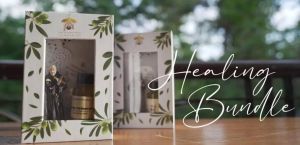 HEALING BUNDLE (PASABUY) original and authentic from National Shrine OF Padre Pio Santo Tomas Batangas Inside One Padre Pio Healing Oil 30 ml 3 inches Padre Pio image and gloves with stampita