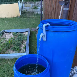 Rainwater Transfer And Overflow Pipe Solutions - Self-priming Siphon Hose Kit For Easy Automatic Drainage And Water Filling