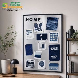ShowIdea | Bảng Ghi Nhớ Từ Tính Khung Mỏng Hợp Kim Nhôm Thép Phong Cách Cảm Hứng Cho Nhà và Văn Phòng