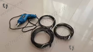 10mm Sewer Dredging Spring 6meters long exceptionally strong in cornering capability for pipes 45 to 70mm diameter