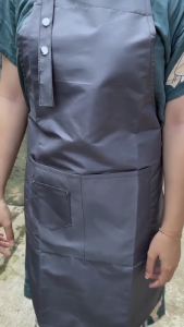Celemek Anti Air Apron Masak Perlengkapan Dapur Barista Cafe Chef Koki Warna Coklat
