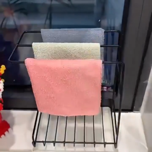 50Pcs/Roll Reusable Microfiber Cleaning Cloth Oil-Proof Absorbent Dish Towels for Kitchen Car