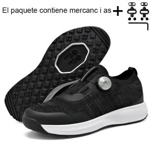 MTB Cycling Shoes Men A88 Professional Flat Cleat Breathable Dual Use Leisure Outdoor Walk Mountain Bicycle Sneakers 2026