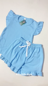 Setelan Baju kaos Anak Cewek Lucu One Set Perempuan Usia 1 2 3 4 Tahun Diskon Promo #009