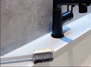 13pcs Crevice Cleaning Tool Cleaning Brush Hard Bristle Crevice Cleaner Brush for Kitchen Toilet Base Tiles & Faucets Crevice